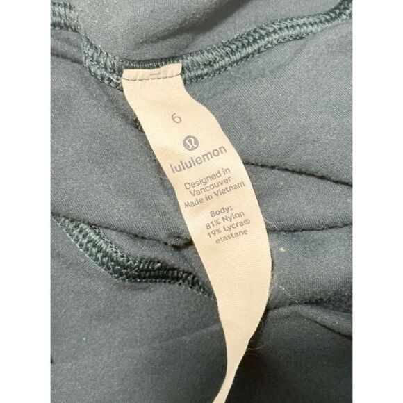 Lululemon Women's Tight High Waisted Leggings Dark Green Size 6 - Picture 9 of 10